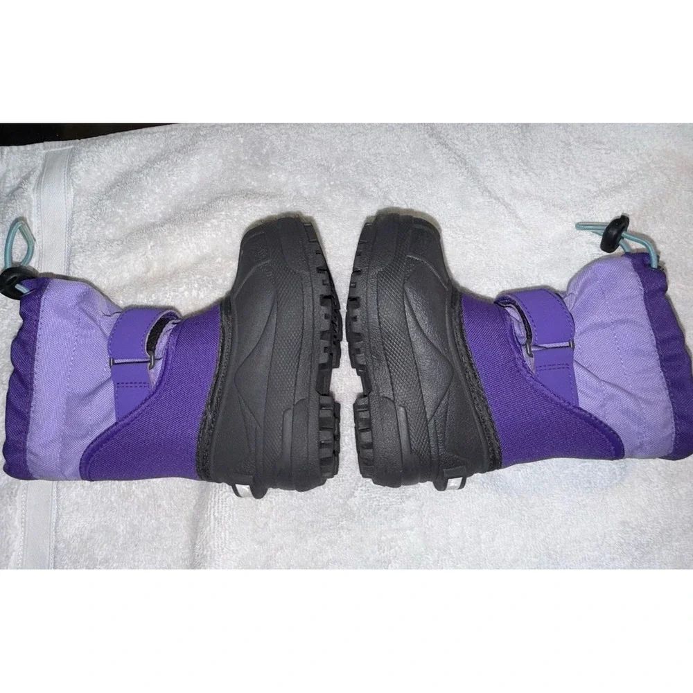 Columbia Powderbug Plus II Snow‎ Boot Little Kids / Youth Size 6 Purple Girls
